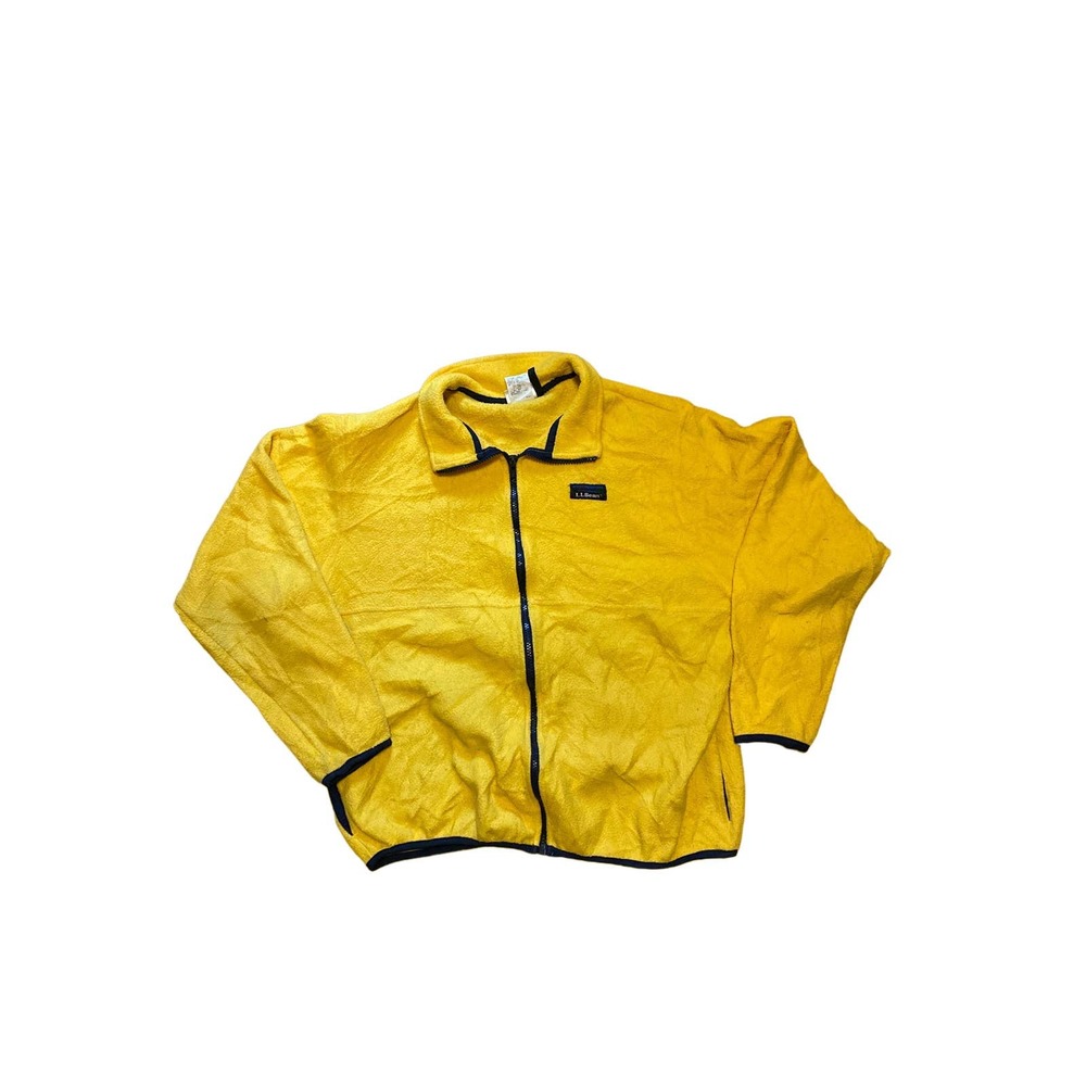 L.L. Bean Women's Yellow Zip Up Jacket